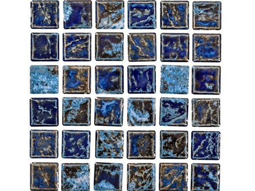 National Pool Tile Volcano 1x1 Series | Light Blue | MASSV114
