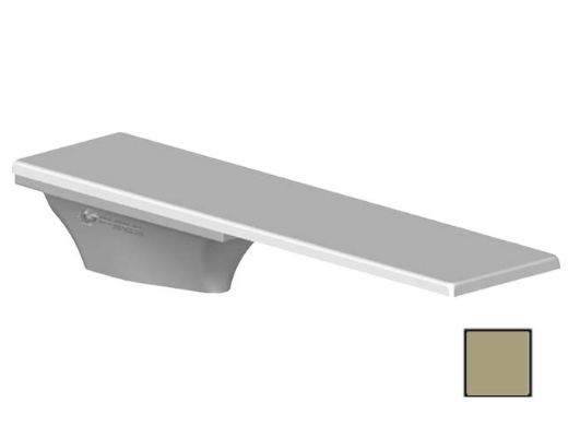 Global Pool Products 6' GX Diving Board 3 Bolt Base with Jig | Sand | GPP-DB-GX6-S-C