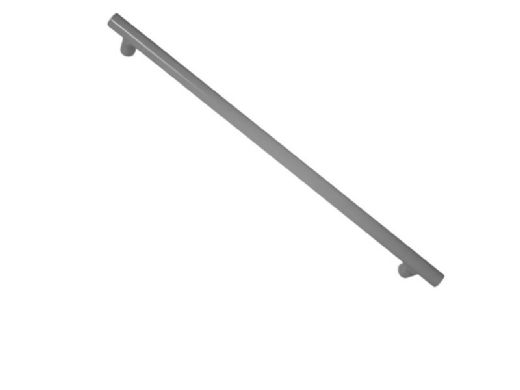 Saftron 2-Post Safety & Exercise Support Bar | .25 Thickness 1.90" OD | 5" W x 48" L | Single | Graphite Gray | X-48-GG