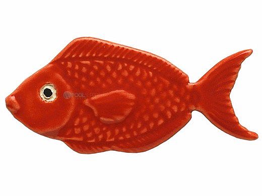 Ceramic Mosaic Sunset Reef Fish 4 inch | 101SS