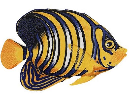 Porcelain Mosaic Reef Fish | Regal Angelfish | PORC-RF8-5