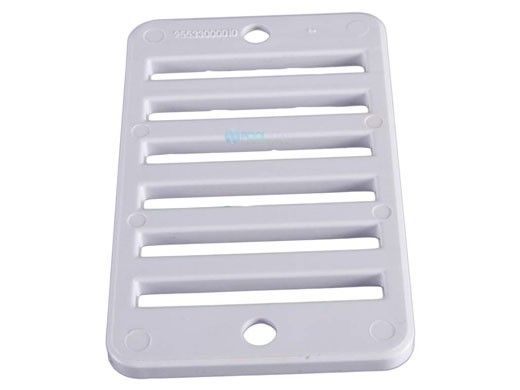 CMP Rectangular Grate with Screws | White | 25533-000-010