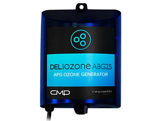 DEL OZONE ABG 25 Ozone Generator for Above Ground Pools | 25,000 Gallons | 110V/240V | EC-AG1U-01