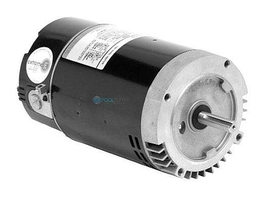 Replacement Threaded Shaft Pool Motor .75HP | 115/230V 56 Round Frame Up-Rated B227SE | EB227