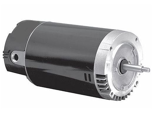 Replacement Threaded Shaft Pool Motor 1HP | 115/230V 56 Round Frame Up-Rated EUST1102 | UST1102