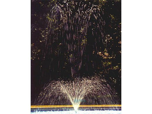 Fountains For Pools TF Series Shower of Diamonds Telescoping Fountain | Plaster Construction 54" Water Depth | TF-54