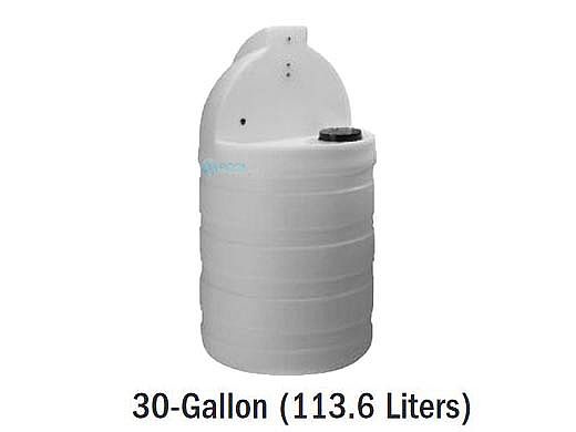 Stenner 30 Gallon STS Poly Tank White | STS30NC