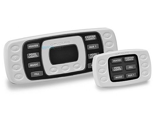 Hayward PS-8 Wired Wall Mount Remote Control | White | GLX-WW-PS-8