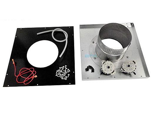 Hayward Negative Pressure Vertical Indoor Vent Adapter Kit for H200 Universal Heaters | 6" Diameter | UHXNEGVT12001