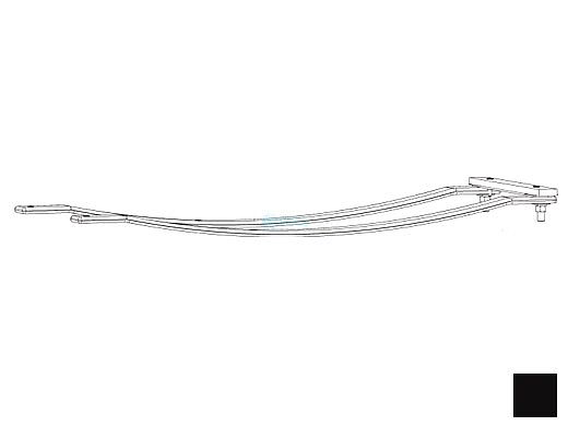 Inter-Fab Techni-Spring Jump Stand Spring Assembly & Mounting Hardware | 8' Black | TSS-8-2