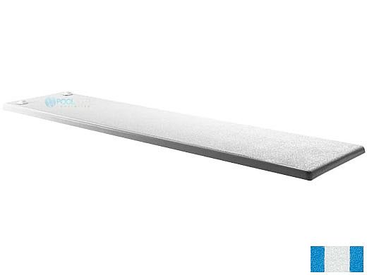 Inter-Fab Duro-Beam aquaBoard™ 2-Hole Diving Board 8' Blue with White Top Tread | DB8BW