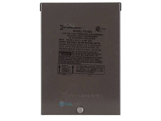 Intermatic 100W 120V to 12V Transformer | Stainless Housing | PX100S