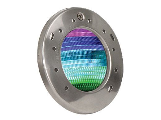 Jandy WaterColors COLOR Spa Light Stainless Steel Facering | LED, 12V, 50' Cord | CSLVLEDS50