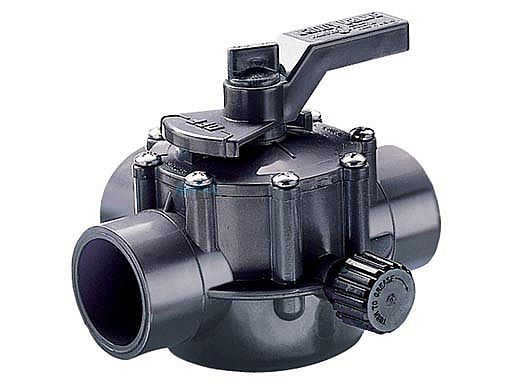 Jandy CPVC 2" - 2-1/2" Positive Seal 2 Port Valve | Gray | 2876
