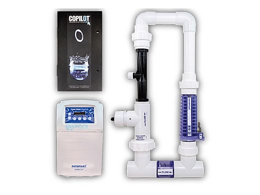 AutoPilot CoPilot Digital with Large CoPilot and SC-60 RC-52 PPC4 Manifold | Ozonator Salt 220V | 100,000 Gallons | COBDIG2RC52SUS COBDIG2PPC4SUS