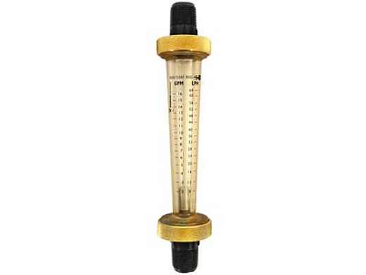Pentair Letro Small Body Flow Meter 2-16 GPM .75" Nylon Threaded End | LDF359N