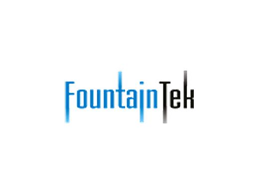 FountainTek White Nylon Cleaning Brush 26" Aluminum Back | MA001-26-A