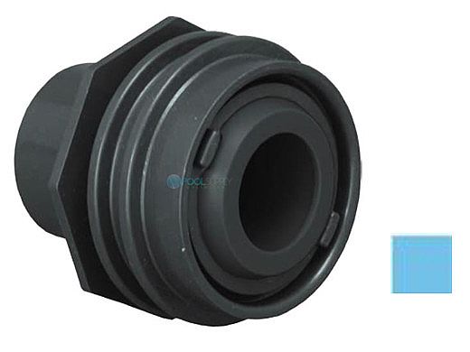 AquaStar Flus-Mount Return Fitting | with Water Stop Eyeball and Nut Aim Flow | with 3/4" Orifice | Blue | 304B