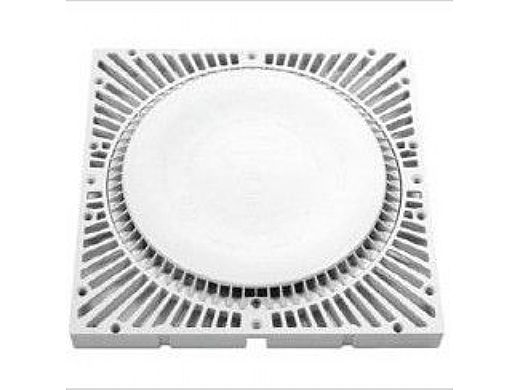 AquaStar 12 inch Square SUN Suction Outlet Cover and Mud Frame Blue | SUN12104