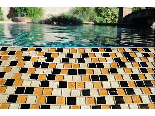 National Pool Tile 1x1 Oceanscapes Glass Tile | OCN-BEACONS