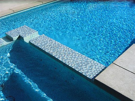 National Pool Tile Oceanscapes 1x1 Glass Tile | Surfside | OCN-SURFSIDE