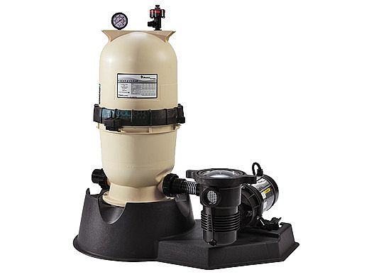 Pentair Clean and Clear Above Ground Pool Cartridge Filter System | 200 Sq Ft | 2HP Pump 3' Cord | 6' Hose Kit | PNCC0200OP1160