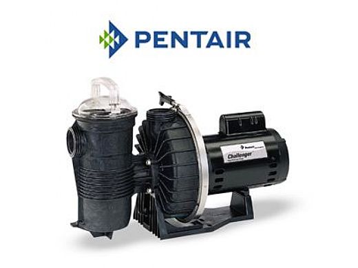 Pentair Challenger High Pressure Standard Efficiency Pool Pump | 115/230V 0.75HP Full Rated | 345203