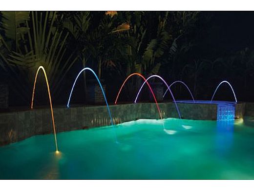 Pentair MagicStream Laminar Color LED Light | Black Deck Lid | 580001B