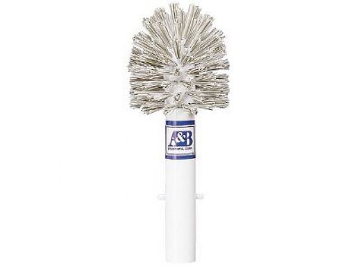 A&B Brush White Nylon Bristle Corner Brush | 6500
