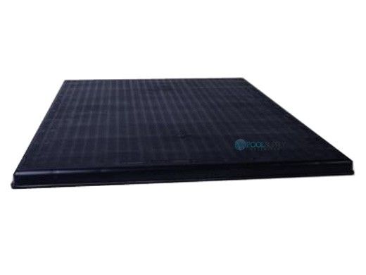DiversiTech 2" The Black Pad® Plastic Equipment Pad | 36"x36"x2" | ACP36362