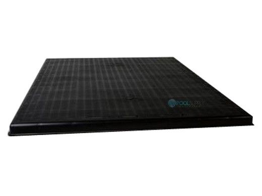 DiversiTech The Black Pad® Plastic Equipment Pad 24"x24"x2" | ACP24242