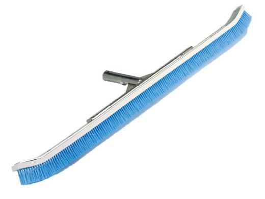 Pentair Pool Brush | 18" | Metal Back | Blue Nylon Bristles | R111046