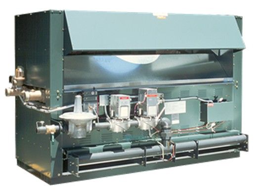 Raypak Raytherm P-2100 #36 Cold Run Commercial Indoor Swimming Pool Heater with H-Style Bypass | Propane Gas 2,100,000 BTUH | 012398