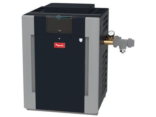 Raypak Digital ASME Natural Gas Commercial Swimming Pool Heater | 266k BTU Cupro Nickel Heat Exchanger | Altitude 6000-8999 Ft | C-R266A-EN-X 010207 C-M266A-EN-X | B-R266A-EN-X #52 017408