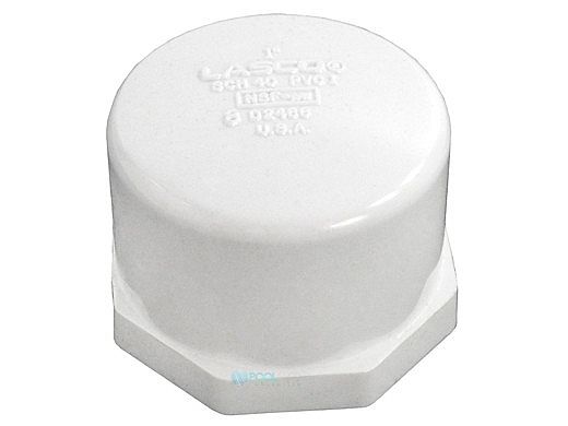 Waterco Cap 1" FPT Threaded PVC | 88B3043