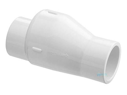 SuperPro Swing-Spring Clear Check Valve .5lb SlipxSlip 1" | 0821-10C