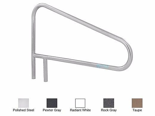 SR Smith 54" Center Grab Stainless Steel Rail with Cross Brace | 304 Grade | .065 Wall Commercial | DMS-103B