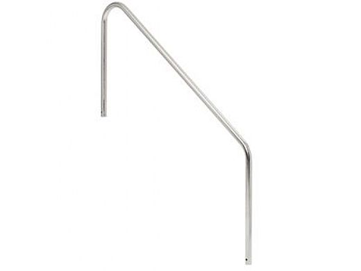 SR Smith 2 Bend 4' Handrail with 1' Extension Stainless Steel | 304 Grade | .049 Wall Residential | 2HR-4-049-1