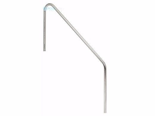 SR Smith 2 Bend 6' Handrail with 1' Extension Stainless Steel | 304 Grade | .049 Wall Residential | 2HR-6-049-1