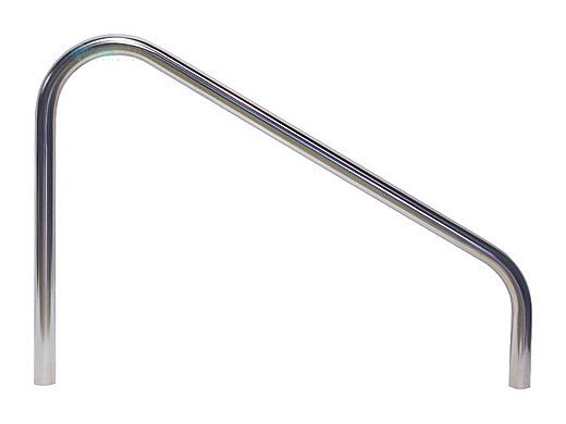 SR Smith 42" Stainless Steel Deck Mounted Stair Rails | 304 Grade | .049 Wall Residential | Pearl White Powder Coated | 50-903-PW