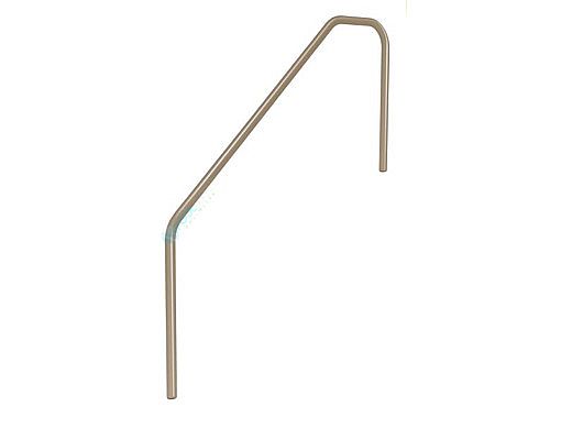 SR Smith 3 Bend 5' Sealed Steel Handrail | Taupe Color | 304 Grade | .049 Wall Residential | 3HR-5-049-VT