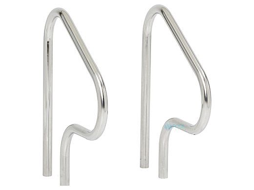 SR Smith 30" Figure 4 Handrail Stainless Steel | 304 Grade | 1.90" OD | .049" Wall Residential | Pearl White Powder Coated | F4H-101-PW