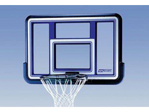 SR Smith Salt Pool Friendly Basketball Game without Anchors | Vinyl Coated Dual-Post | S-BASK-441