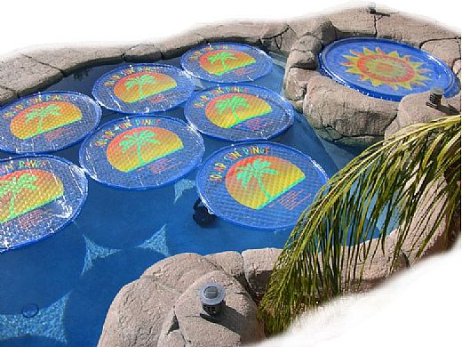 solar sun rings with water anchors