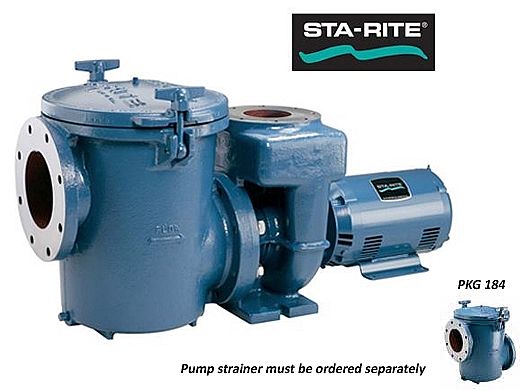 Sta-Rite CCSP Series 20HP Nema 3-Phase Epoxy Coated Cast Iron Pool Pump Without Strainer | 230-460V | CCSPHN3-145
