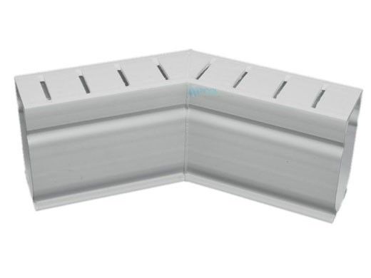 Stegmeier Deck Drain 45 Degree Angle | White | D4W