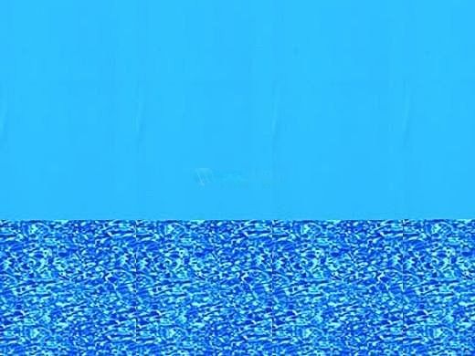 Blue Swirl 18' Round Heavy Gauge Overlap Style Liner | LI1848SB25