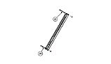 SR Smith aXs Lift 2.16" Threaded Axle | AX8500