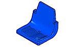 Global Lift Pool Lift Plastic Seat | GLCSEATB-1