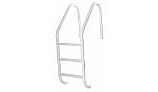SR Smith 3 Step Sealed Steel Ladder 24" | Stainless Steel Treads | SS 304 Grade Pewter Gray Color | VLLS-103S-VG
